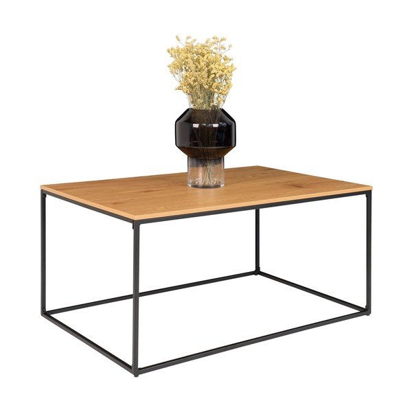 Konferenčný stolík s doskou v dubovom dekore House Nordic Vita, 90 x 60 cm-image-3