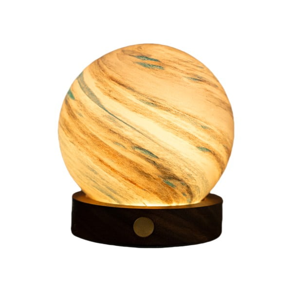 Hnedá/tmavo prírodná svetelná dekorácia na USB ø 8 cm Polar Cloud – Gingko