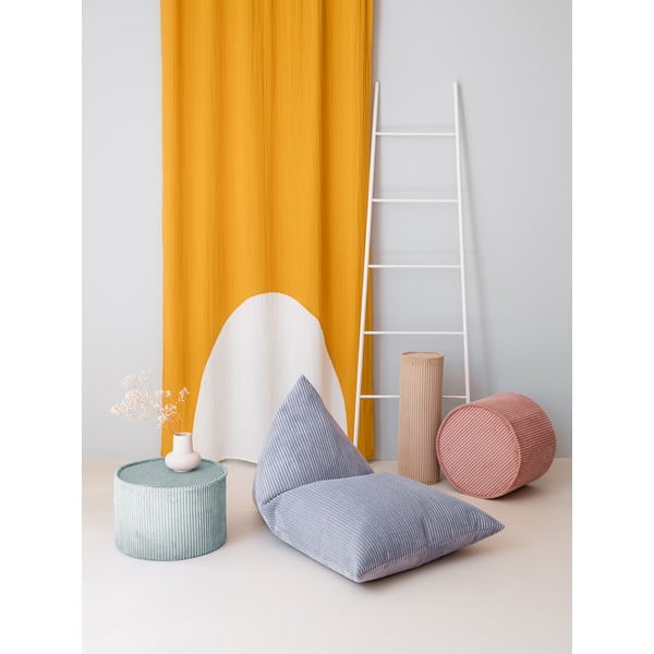 Modrý menčestrový detský sedací vak Big Lounger – Wigiwama-image-1