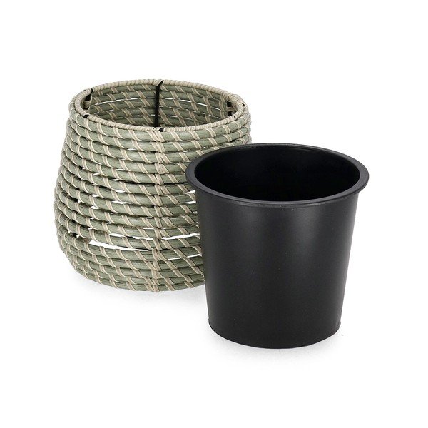 Plastové/z umelého ratanu kvetináče v súprave 3 ks ø 45 cm Thanh – Bizzotto-image-2