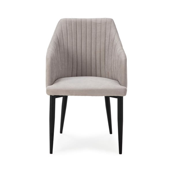 Svetlosivé čalúnené jedálenské kreslá v súprave 2 ks Nadi – Marckeric-image-2