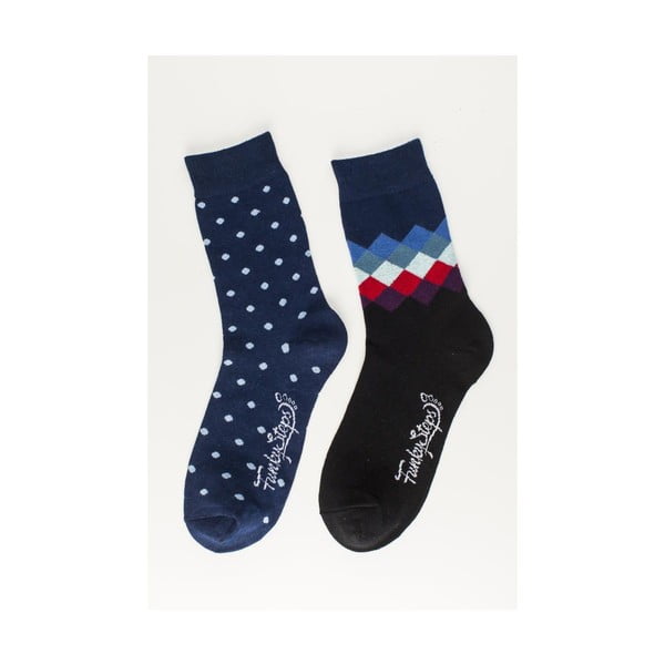 Dva páry ponožiek Funky Steps Bachata, univerzálna veľkosť