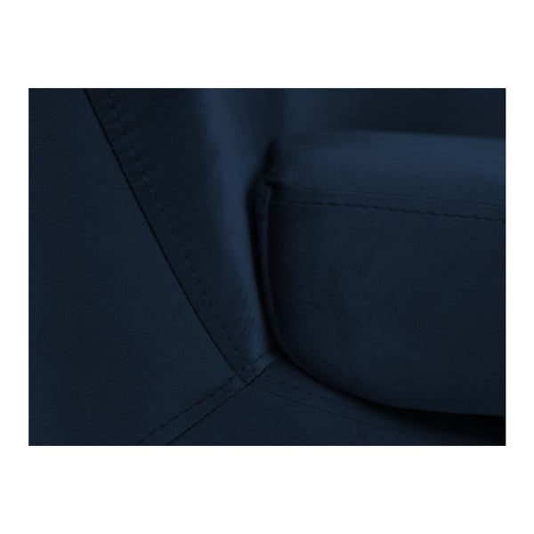 Tmavomodré kreslo Mazzini Sofas Amelie-image-3