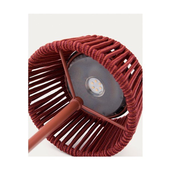 LED stolové/prenosné solárne vonkajšie svietidlo ø 11 cm Aldet – Kave Home-image-4