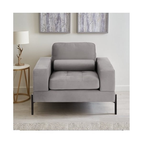 Svetlosivé kreslo Versailles – Ropez-image-1