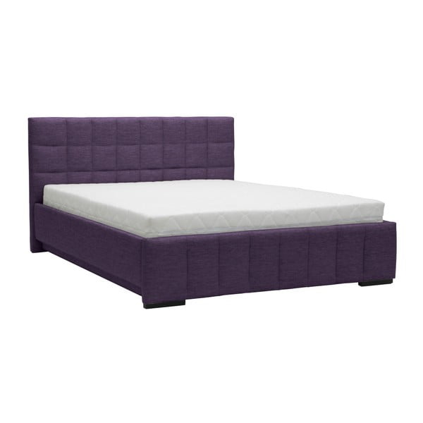 Fialová dvojlôžková posteľ Mazzini Beds Dream, 180 × 200 cm