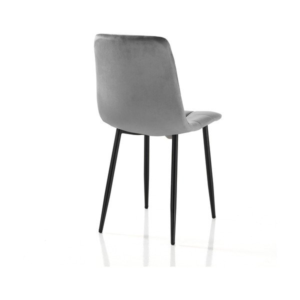 Sivé zamatové jedálenské stoličky v súprave 2 ks Faffy – Tomasucci-image-2