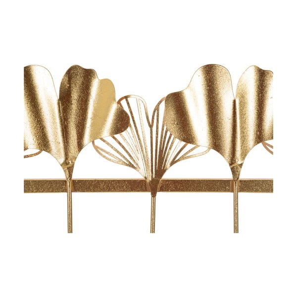 Kovový nástenný vešiak v zlatej farbe Leaves - Mauro Ferretti-image-2
