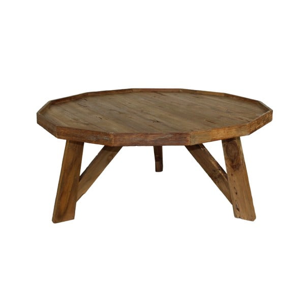 Konferenčný stolík z teakového dreva HSM collection Diamond, Ø 70 cm