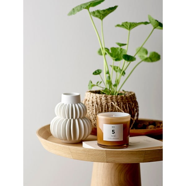 Biela váza z kameniny Bloomingville Blossom-image-1