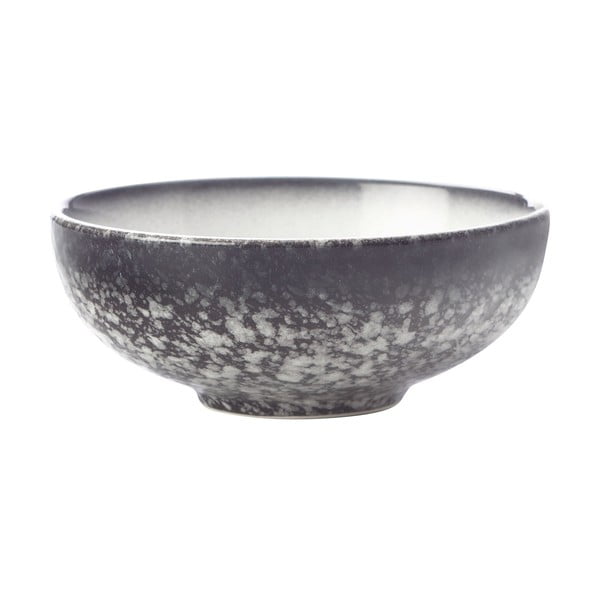 Bielo-čierna keramická miska Maxwell & Williams Caviar, ø 11 cm