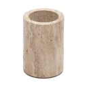 Béžový kamenný téglik na zubné kefky Macre – Kave Home