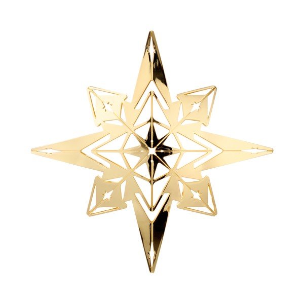 Závesná vianočná dekorácia v zlatej farbe Kähler Design-image-2