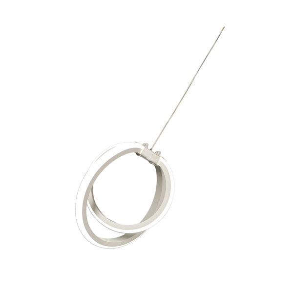 Biele kovové LED závesné svietidlo ø 25 cm Sezen – Squid Lighting-image-3