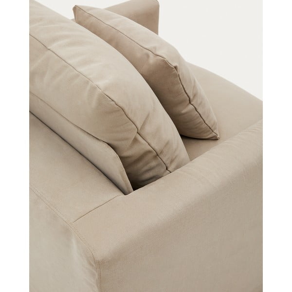 Béžový poťah na kreslo 92 cm Nora – Kave Home-image-1