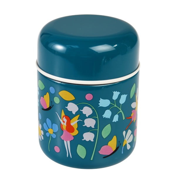 Modrá termoska na jedlo/detská 280 ml Fairies in the Garden – Rex London