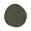 Tmavozelený ručne tkaný okrúhly koberec s prímesou vlny ø 160 cm Kari Organic – Villeroy&Boch