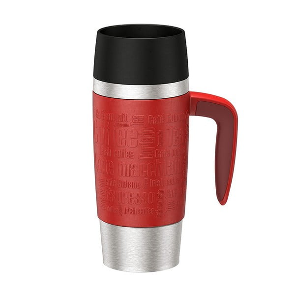 Cestovný termo hrnček Mug Handle Red