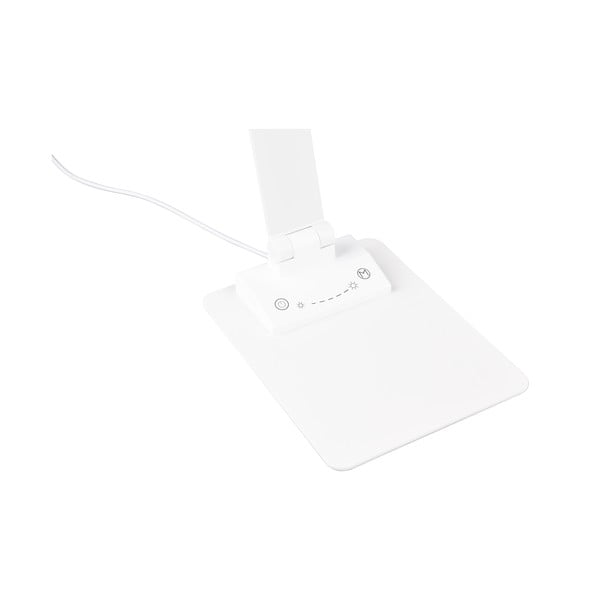 Biela LED stmievateľná stolová lampa (výška 72 cm) Travis – Trio-image-4