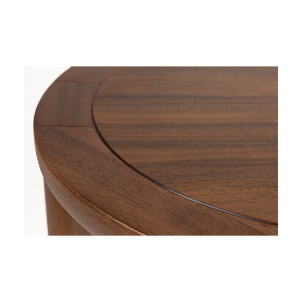 Okrúhly odkladací stolík v dekore duba ø 45 cm Storm – Zuiver-image-3