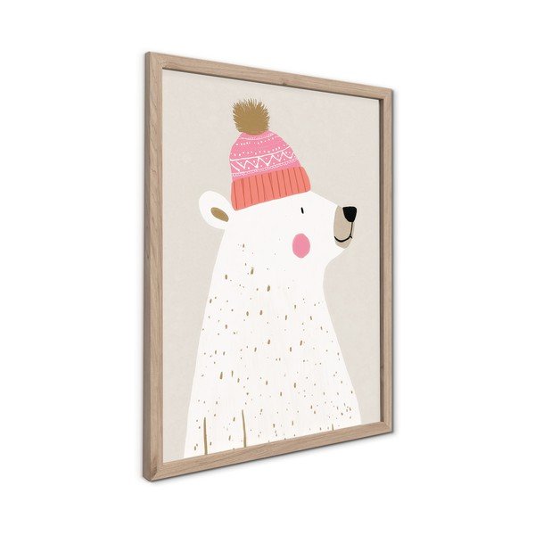 Detský obrázok 30x40 cm White Bear – Styler-image-4
