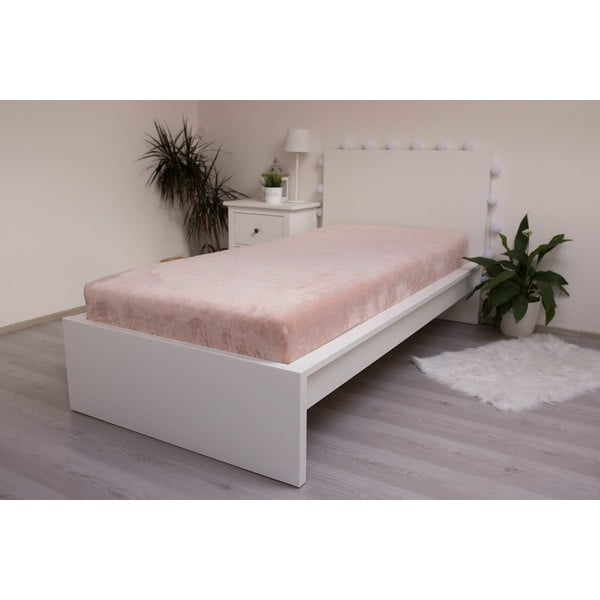 Hnedá napínacia mikroplyšová plachta 180x200 cm – Jerry Fabrics-image-2