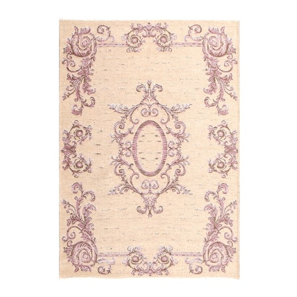 Krémovo-ružový obojstranný koberec Halimod Fango, 155 × 230 cm