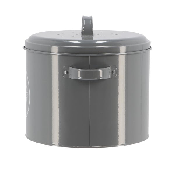 Sivá nádoba na kompostovateľný odpad 6,3 l Secret Du Potager – Esschert Design-image-3