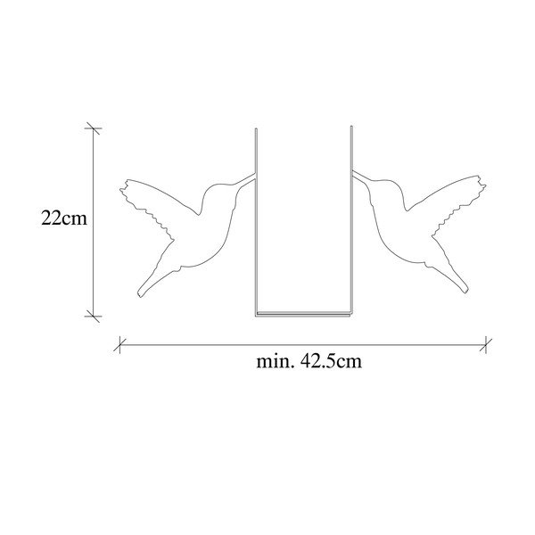 Zarážka na knihy Birds – Mioli Decor-image-2