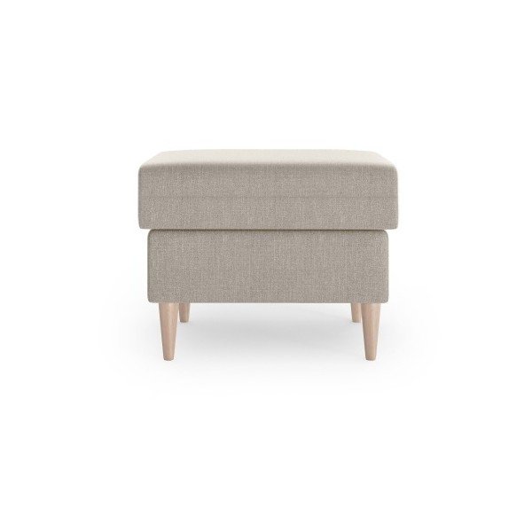 Béžový puf Mazzini Sofas Aubrieta, 60 × 45 cm-image-2