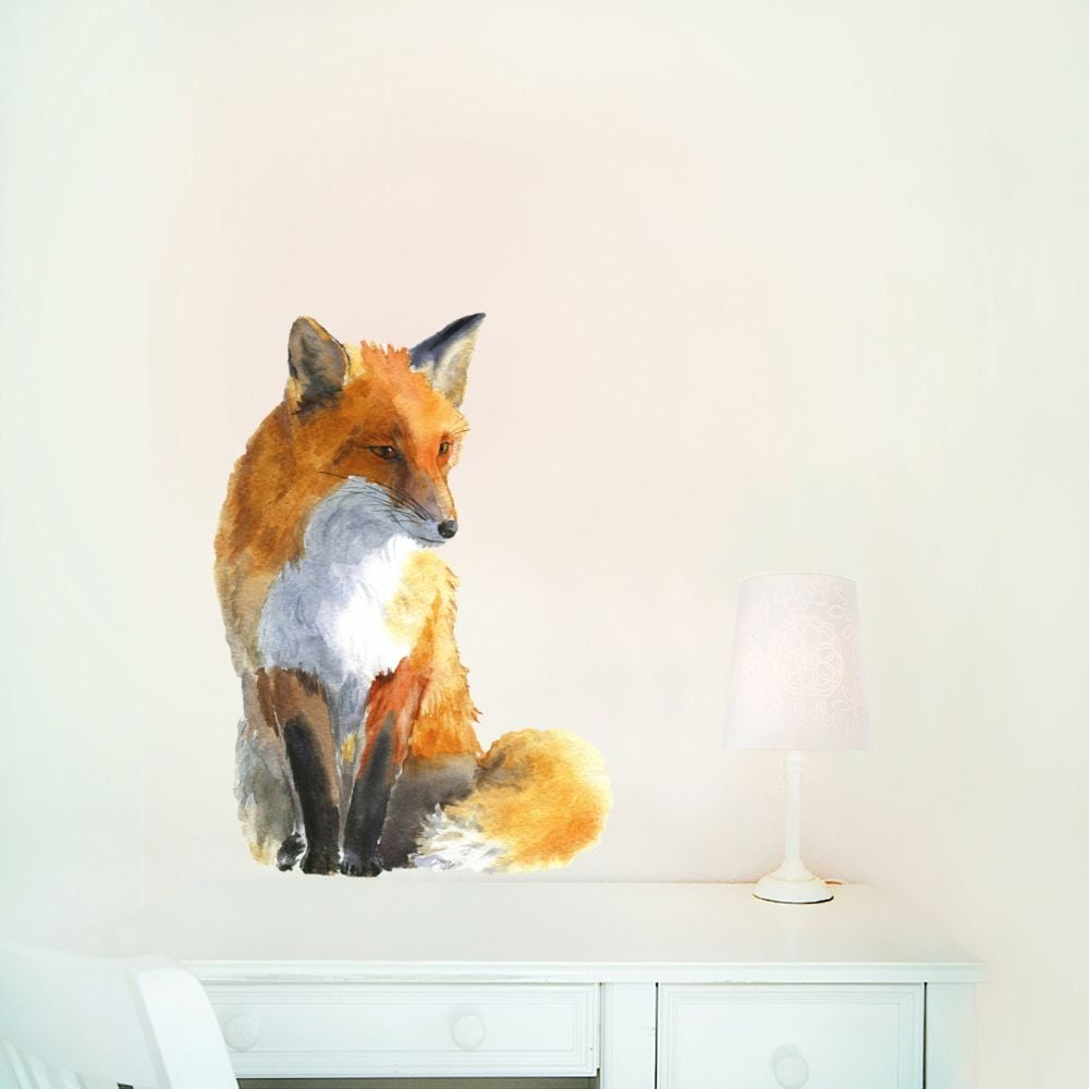 Samolepka na viac použití Fox Small, 42 × 30 cm