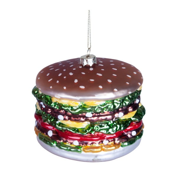 Vianočná závesná ozdoba zo skla Butlers Hamburger