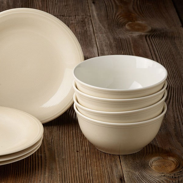 Bielo-béžová porcelánová miska Like by Villeroy & Boch, 0,75 l-image-4