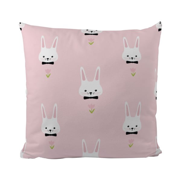 Vankúš Pink Bunnies, 50x50 cm