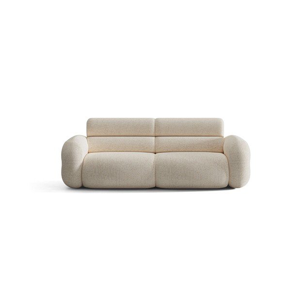 Krémovobiela ženilková pohovka 220 cm Neo – Micadoni -image-1
