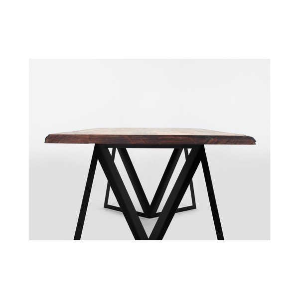 Jedálenský stôl s doskou z borovicového dreva Custom Form Sherwood Dark, 240 × 100 cm-image-3
