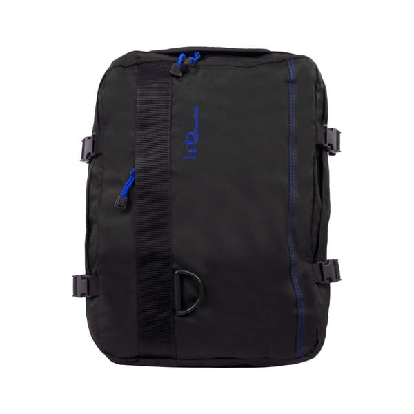 Čierny batoh s modrými detailmi LPB Catane, 23 l