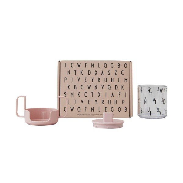 Ružový detský hrnček Design Letters Grow With Your Cup-image-2