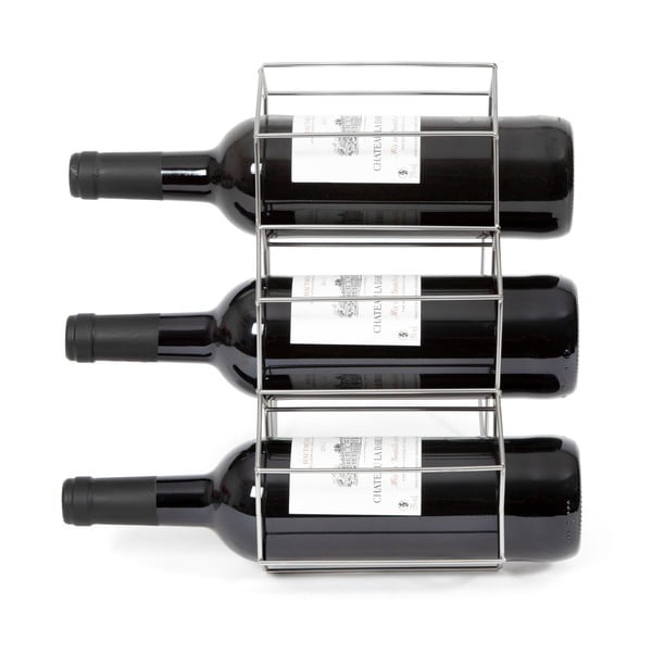 Sivý kovový stojan na víno Compactor-image-4