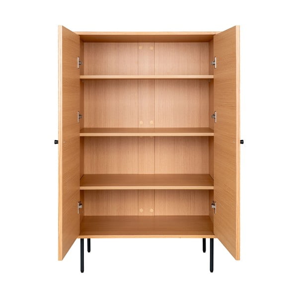 Skrinka v dekore duba v prírodnej farbe 80x130 cm Kyoto – House Nordic-image-3