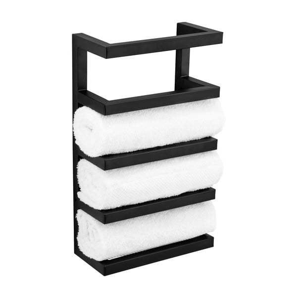 Nástenný oceľový držiak na uteráky Fondiro – Wenko-image-1