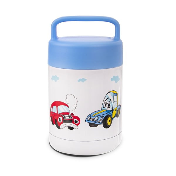 Modro-biela detská termoska 480 ml Auto – Orion