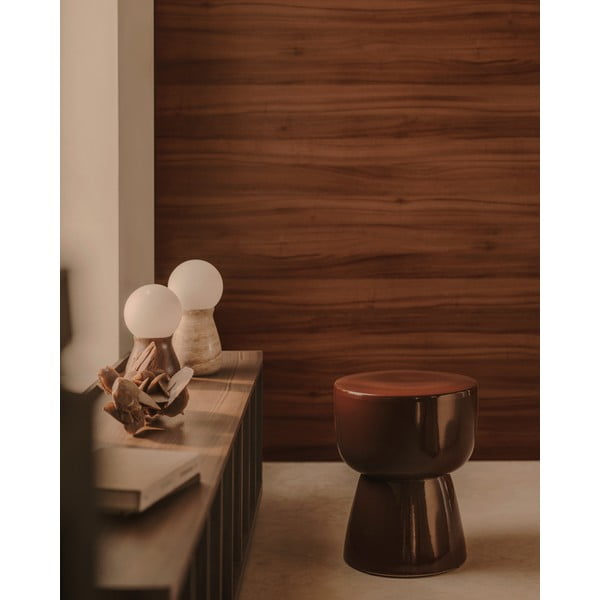 Béžová stolová lampa (výška 31,5 cm) Okeni – Kave Home-image-3