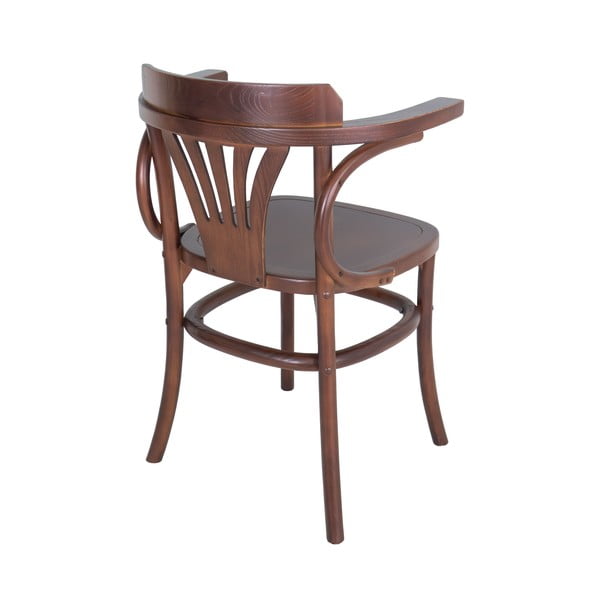 Hnedá jedálenská stolička z brestového dreva Montmartre – Antic Line-image-1