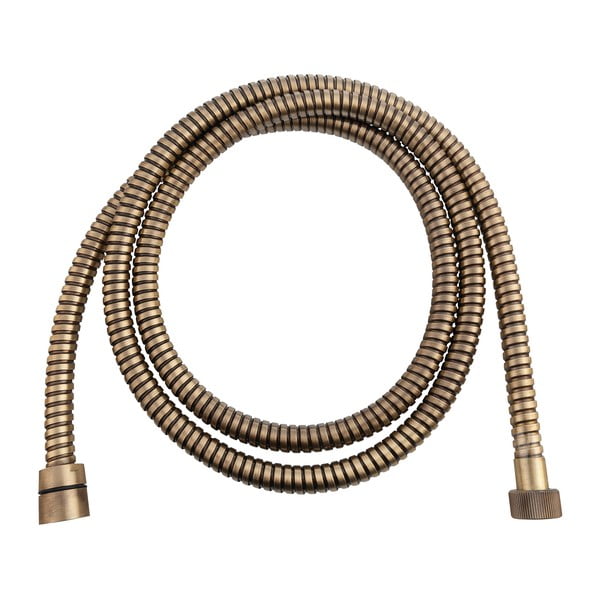 Mosadzná sprchová hadica v bronzovej farbe Powerflex – Sapho