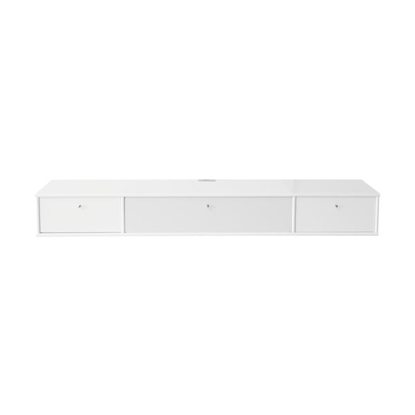 Biely TV stolík 176x22 cm Mistral – Hammel Furniture