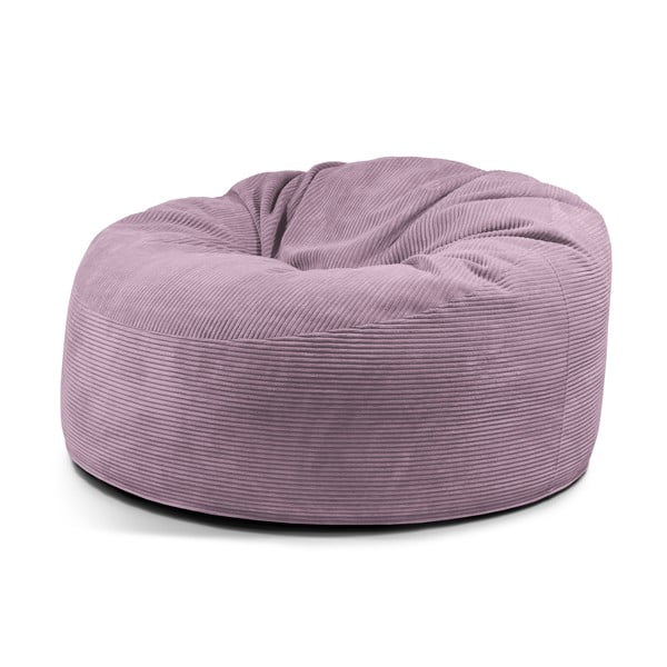 Fialový menčestrový sedací vak Om 135 – SLOWDOWN