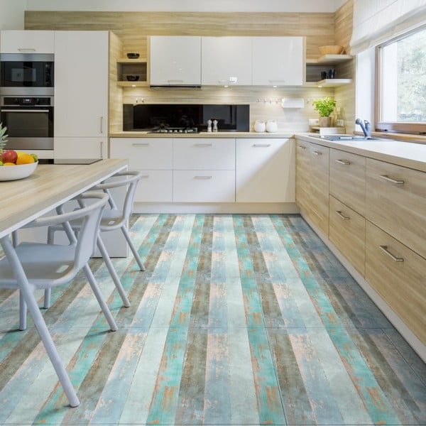 Samolepka na podlahu Ambiance Floor Sticker Parquet Floor Côte d'Opale, 90 × 60 cm-image-1