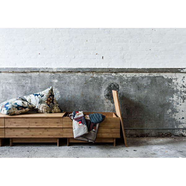 Lavica z bambusu Moso s úložným priestorom We Do Wood Correlations-image-1