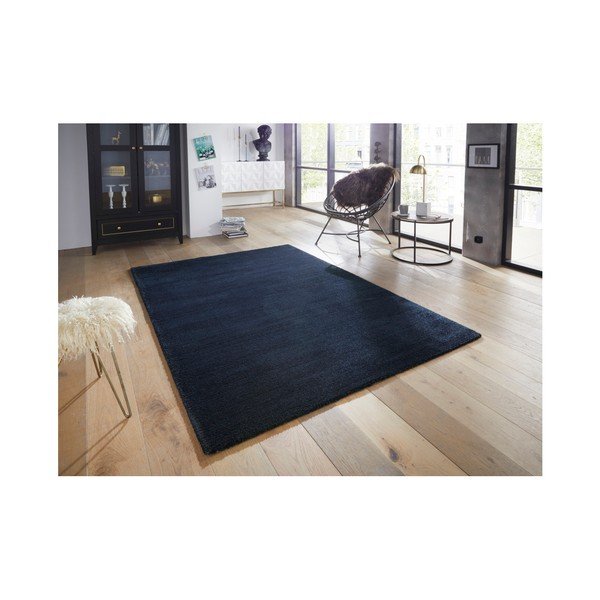 Tmavomodrý koberec Elle Decoration Glow Loos, 160 x 230 cm-image-2